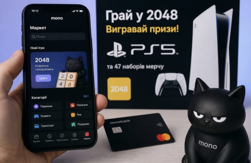 Як виграти PlayStation 5 у Monobank: правила гри 2048, де її знайти в додатку та які умови конкурсу