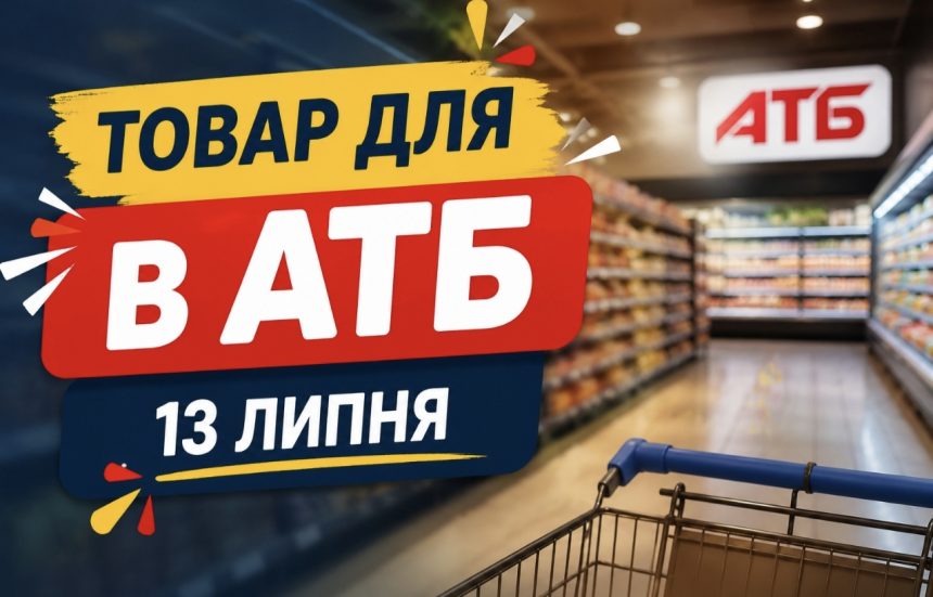 Товар дня в АТБ 13 липня 2026 — що можна купити сьогодні зі знижкою до 50%