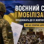 Скільки триватиме воєнний стан і мобілізація в Україні після нового голосування Верховної Ради