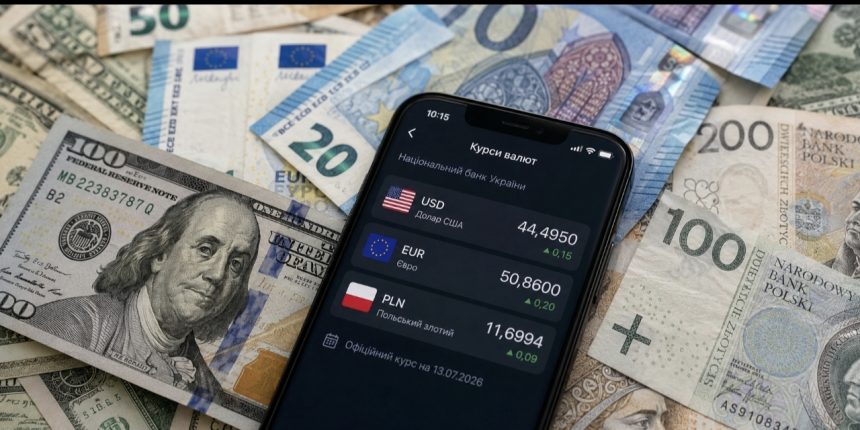 Курс валют на 14 липня 2026 року: скільки коштують долар, євро та злотий