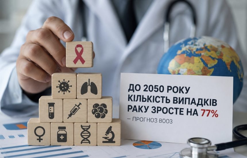 Скільки людей хворітимуть на рак до 2050 року: ВООЗ прогнозує рекордне зростання онкологічних захворювань
