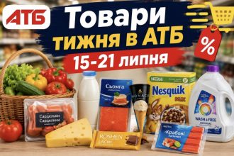АТБ стартували нові знижки: які товари можна придбати дешевше з 15 по 21 липня 2026 року