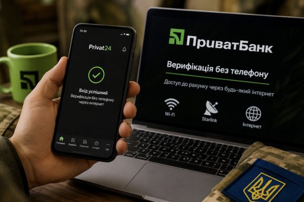 ПриватБанк дозволить підтверджувати операції без телефону — як працюватиме нова верифікація через Wi-Fi та Starlink