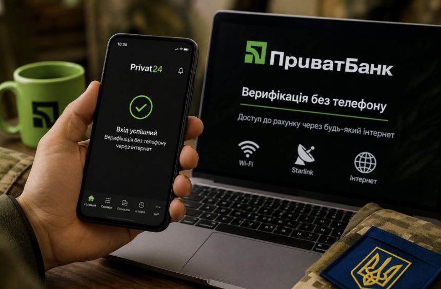 ПриватБанк дозволить підтверджувати операції без телефону — як працюватиме нова верифікація через Wi-Fi та Starlink