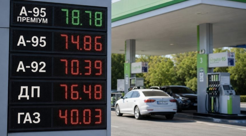 Ціни на бензин, дизель і газ в Україні 17 липня 2026 року: скільки коштує пальне на АЗС сьогодні