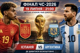 Іспанія – Аргентина: де безкоштовно дивитися фінал ЧС-2026 онлайн та о котрій початок матчу