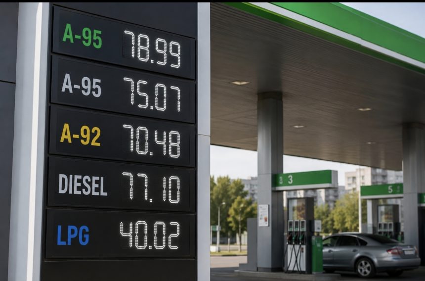 Ціни на бензин, дизель і газ в Україні 20 липня 2026 року: скільки коштує пальне на АЗС сьогодні