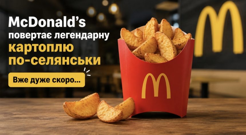 McDonald’s повертає картоплю по-селянськи в Україні — коли легендарна страва з’явиться в меню