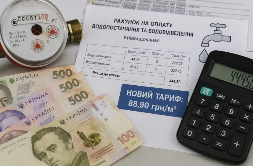 Скільки коштуватиме вода в Києві після підвищення тарифів: Київводоканал озвучив нову ціну за кубометр