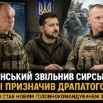 Зеленський звільнив Сирського та призначив Драпатого новим Головнокомандувачем