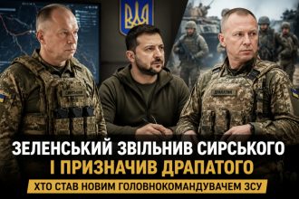 Зеленський звільнив Сирського та призначив Драпатого новим Головнокомандувачем