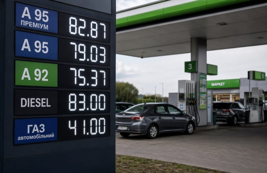 Ціни на бензин, дизель і газ в Україні 24 липня 2026 року: скільки коштує пальне на АЗС сьогодні