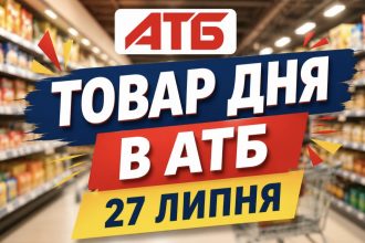 Товар дня в АТБ 27 липня 2026 — що можна купити сьогодні зі знижкою до 50%
