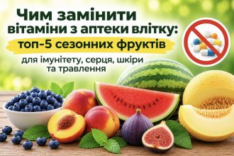 Чим замінити вітаміни з аптеки: названо п’ять сезонних фруктів, корисних для організму