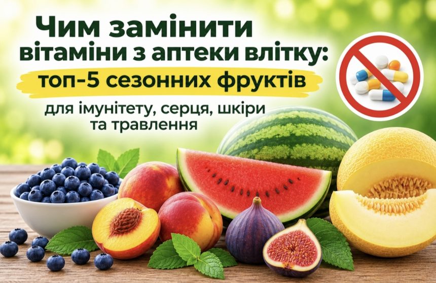 Чим замінити вітаміни з аптеки: названо п’ять сезонних фруктів, корисних для організму