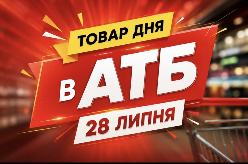 Товар дня в АТБ 28 липня 2026 — що можна купити сьогодні зі знижкою до 50%