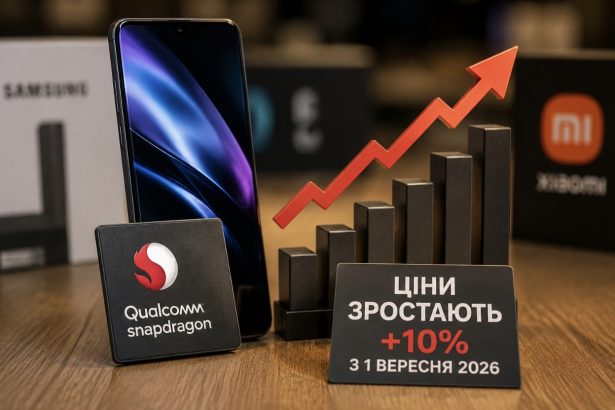 Скільки коштуватимуть смартфони у 2026 році: як підвищення цін Qualcomm вплине на Samsung, Xiaomi та інші бренди