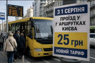 Скільки коштує проїзд у маршрутках в Києві у 2026 році: нова ціна з 1 серпня та порівняння тарифів у містах України