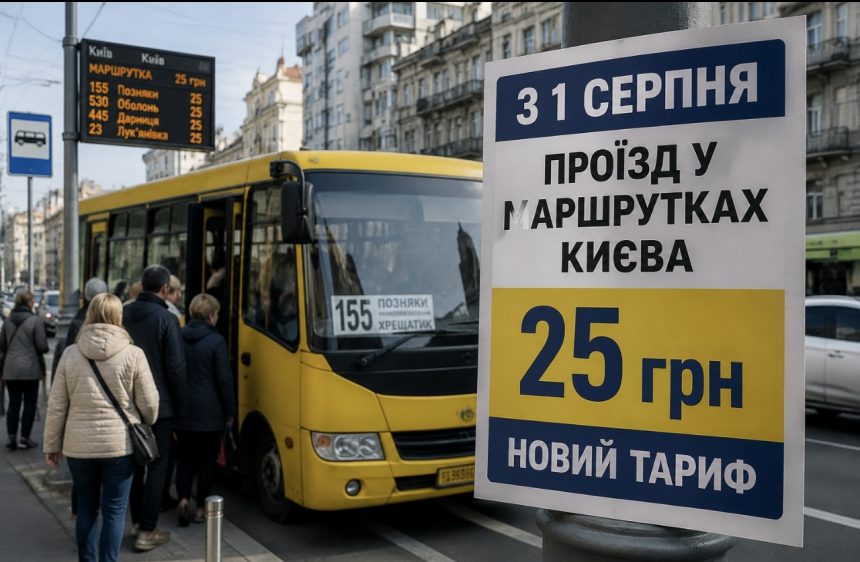 Скільки коштує проїзд у маршрутках в Києві у 2026 році: нова ціна з 1 серпня та порівняння тарифів у містах України