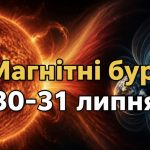 Магнітні бурі 30–31 липня 2026 року: який буде K-індекс та чи вплине сонячна активність на самопочуття