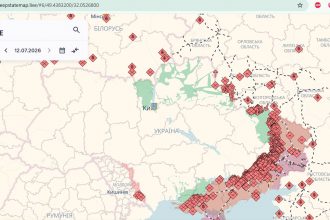 Карта бойових дій в Україні 12-13 липня 2026: де дивитися онлайн і що показує фронт сьогодні