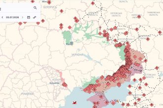 Карта бойових дій в Україні 5-6 липня 2026: де дивитися онлайн і що показує фронт сьогодні