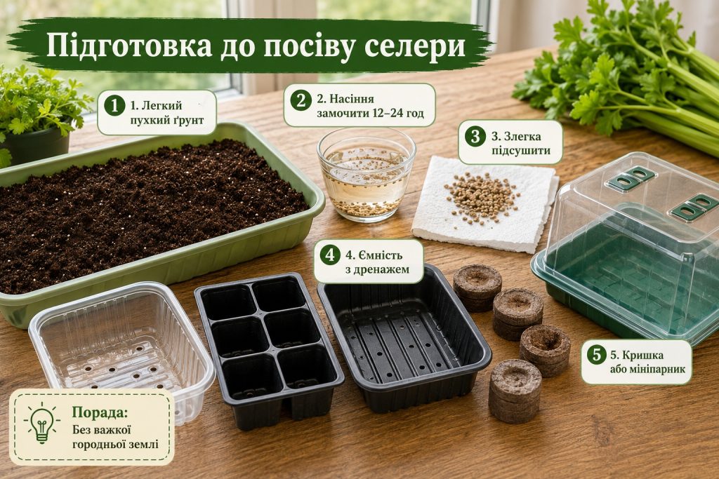 Як виростити селеру з насіння в домашніх умовах: покрокова інструкція та помилки