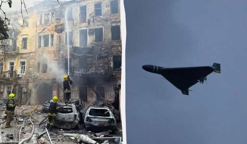 Ракетний удар по Одесі: вісім поранених і руйнування