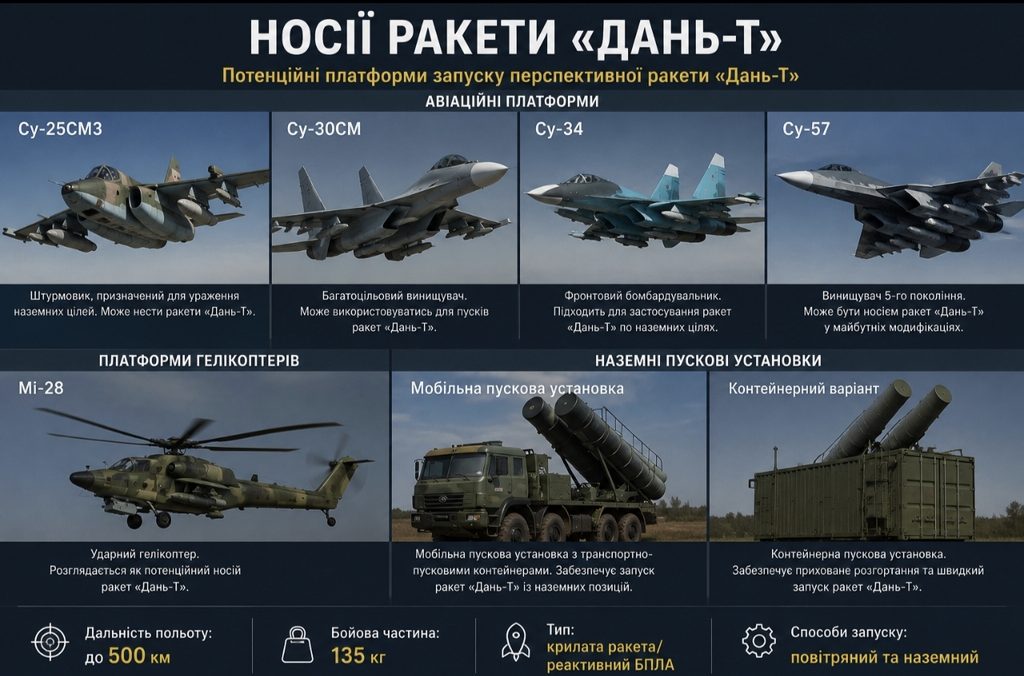 Як працює ракета «Дань-Т»: дальність, бойова частина, носії та система запуску