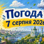 Погода на завтра, 7 серпня 2026, в Україні: прогноз синоптиків та коли очікувати похолодання