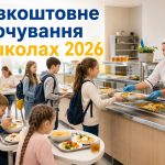 Безкоштовне харчування у школах з 1 вересня 2026: хто отримуватиме обіди і як це працюватиме