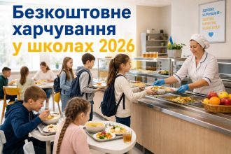 Безкоштовне харчування у школах з 1 вересня 2026: хто отримуватиме обіди і як це працюватиме