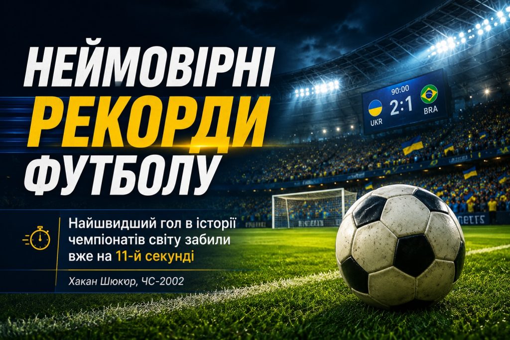 Цікаві факти про футбол: походження гри, світові рекорди та неймовірна статистика