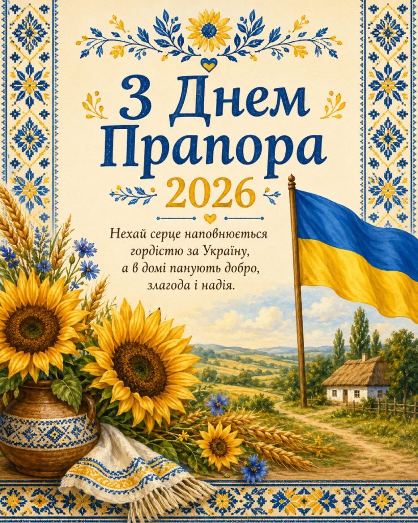 З Днем Державного Прапора України 2026: картинки, СМС, побажання прозою та красиві листівки