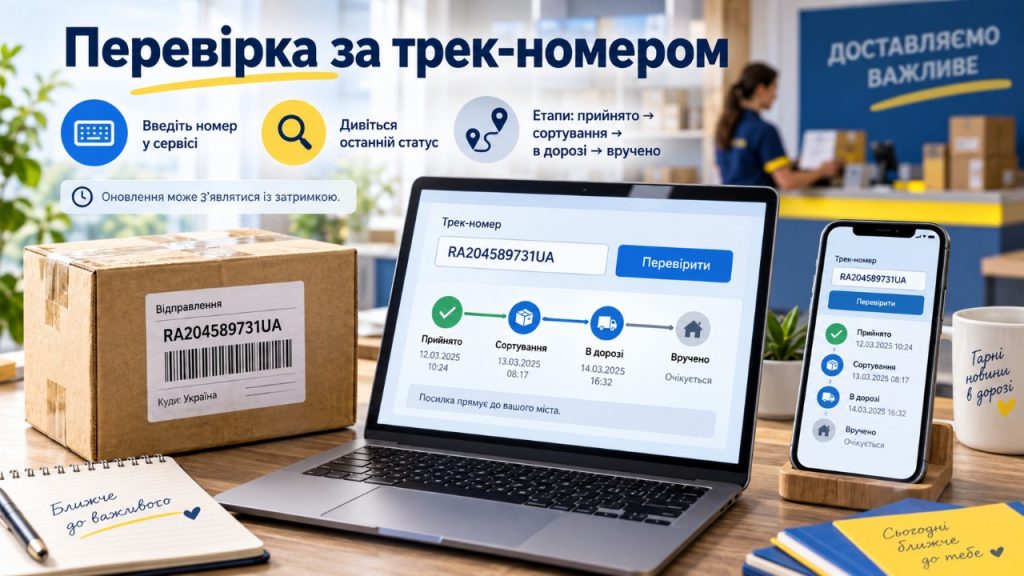 Як працює Укрпошта у 2026 році: тарифи, терміни доставки, види посилок, відстеження та виплати