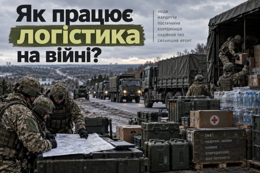 Військова логістика 2026: як працюють постачання, транспорт і забезпечення армії