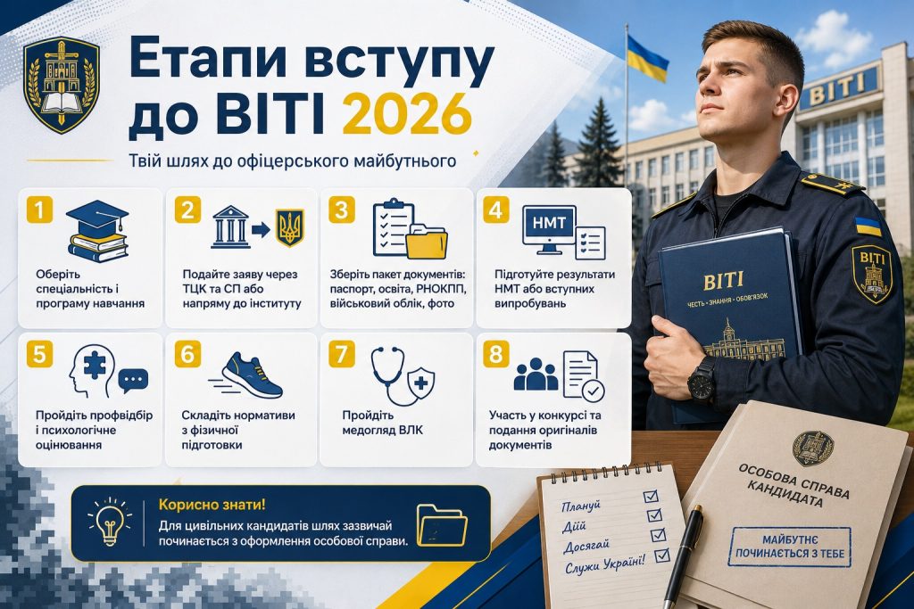 Як вступити до ВІТІ у 2026 році: кібербезпека, IT, військовий зв’язок та інші спеціальності