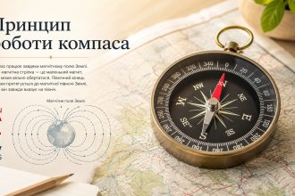 Як працює компас: чому магнітна стрілка показує на північ і коли може помилятися