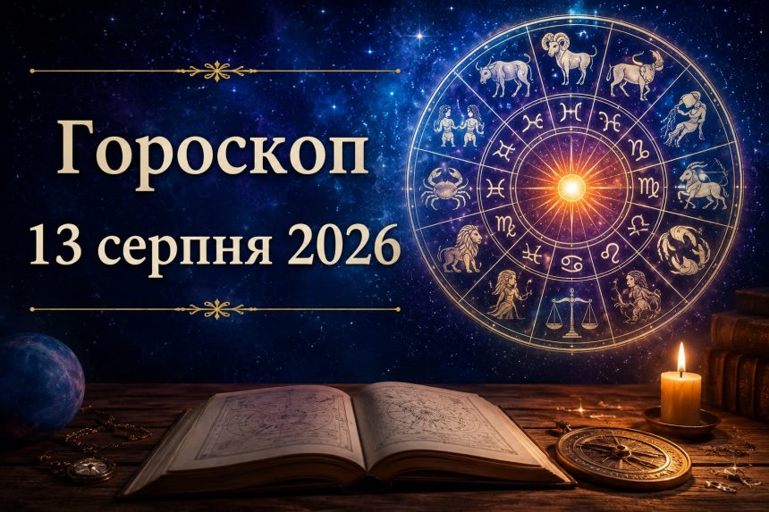 Гороскоп на сьогодні, 13 серпня 2026, для всіх знаків Зодіаку: кохання, гроші та робота