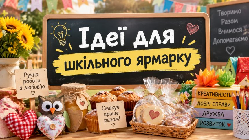 Що зробити на шкільний ярмарок своїми руками: 15 простих ідей для дітей