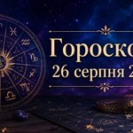 Гороскоп на сьогодні, 26 серпня 2026, для всіх знаків Зодіаку: кохання, гроші та робота