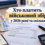 Військовий збір в Україні 2026: скільки утримують із зарплати та скільки платять ФОП