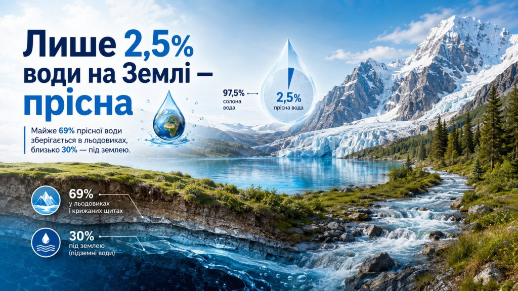 20 цікавих фактів про воду: властивості, людський організм, океани та запаси прісної води