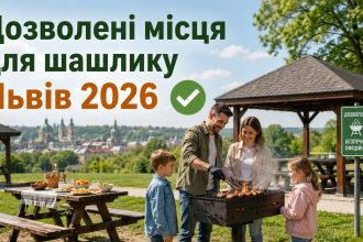 Де посмажити шашлик у Львові 2026: дозволені місця, правила та штрафи