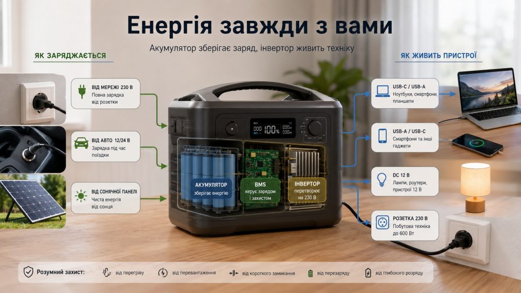 Як працює EcoFlow: чим відрізняються Delta і River, що означають Wh та яку станцію вибрати