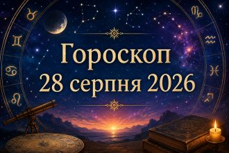 Гороскоп на сьогодні, 28 серпня 2026, для всіх знаків Зодіаку: кохання, гроші та робота