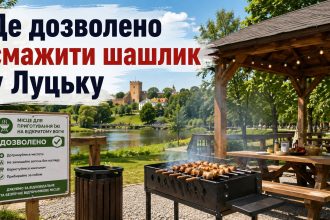 Де посмажити шашлик у Луцьку 2026: дозволені місця, правила та штрафи