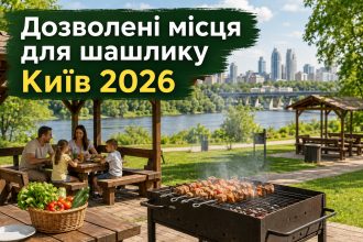 Де посмажити шашлик у Києві 2026: дозволені місця, правила та штрафи