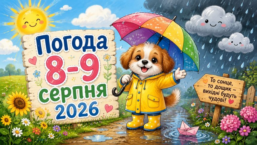 Погода на вихідні, 8-9 серпня 2026, в Україні: прогноз синоптиків та коли очікувати похолодання