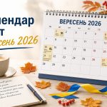 Календар свят вересень 2026 року в Україні: вихідні, важливі дати та міжнародні святкування